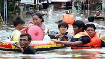 Banjir Jakarta, 30.784 Jiwa Warga Mengungsi